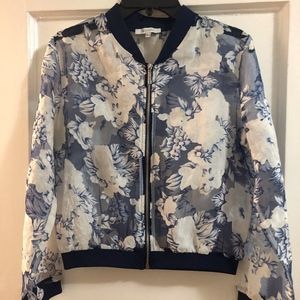 Shear Floral Bomber Jacket